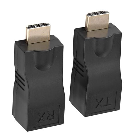 2X كابل شبكة HDMI 30 متر إلى RJ45، مكرر محول موسع عبر CAT-5e CAT6 لجهاز عرض الكمبيوتر الشخصي، متوافق مع دقة HDMI1.4 3D 1080P، 4k 2k in Saudi Arabia