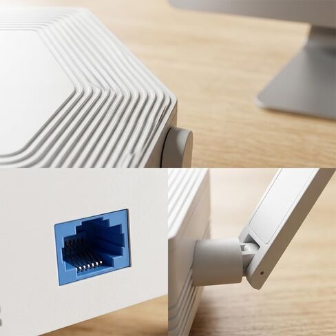 WiFi Extender Signal Booster for Home Coverage Wireless Repeater with 6 Antennas 1200Mbps Dual Band 5GHz/2.4GHz Internet Range Expander for 50 Devices in Saudi Arabia