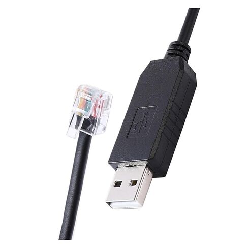 Unitronics PLC Programming Cable PL2303 USB RS232 to RJ11 6P6C Serial Cable for Downloading and Communication(300cm) in Saudi Arabia