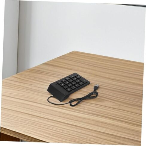 KALLORY 2 قطعة لوحة مفاتيح رقمية USB 18 مفتاحًا لوحة أرقام صغيرة صامتة لوحة مفاتيح المحاسبة المالية لأجهزة الكمبيوتر المحمول والكمبيوتر المكتبي والمكتبي in Saudi Arabia