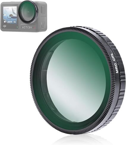GREEN.L DJI Action 3 4 5 Pro ND Filter, Push-in Fit Variable ND Filter for DJI Osmo Action 5 Pro/4/3, HD Optical Glass, 16-Layer Anti-Reflection Coating, No Vignetting, Enhances Motion Blur in Saudi Arabia