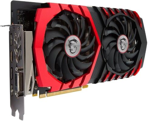 بطاقة رسومات MSI GAMING GeForce GTX 1060 6GB GDRR5 192-bit HDCP تدعم DirectX 12 Dual TORX 2.0 Fan VR Ready Graphics Card (GTX 1060 GAMING X 6G) (متجددة) in Saudi Arabia