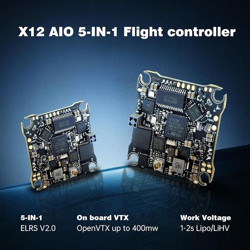 Mobula 7 1S 75mm Micro FPV Whoop Drone، محرك RS080، طائرة بدون طيار بدون فرش مع وحدة تحكم الطيران 5 في 1 AIO، 3 قطع بطاريات ليبو 450 مللي أمبير في الساعة، جهاز إرسال T8L لـ FPV Quad Outdoor Freestyle in Kuwait