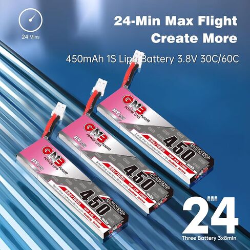 Mobula 7 1S 75mm Micro FPV Whoop Drone، محرك RS080، طائرة بدون طيار بدون فرش مع وحدة تحكم الطيران 5 في 1 AIO، 3 قطع بطاريات ليبو 450 مللي أمبير في الساعة، جهاز إرسال T8L لـ FPV Quad Outdoor Freestyle in Kuwait