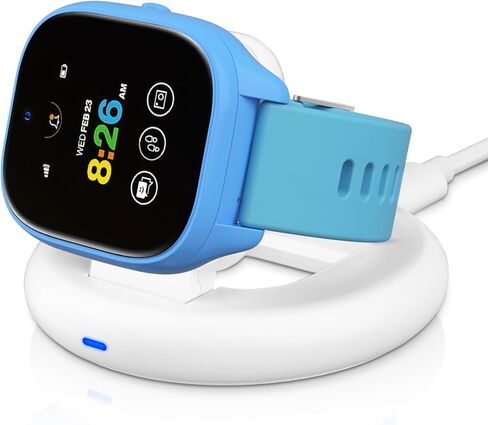 شاحن قابل للطي متوافق مع ساعة Gizmo 3/2/1، منصة شحن بديلة مغناطيسية محمولة مع كابل USB بطول 2.75 قدم لساعة Gizmo للأطفال، أبيض (ليس لـ Gizmo 3-Adventure) in Saudi Arabia