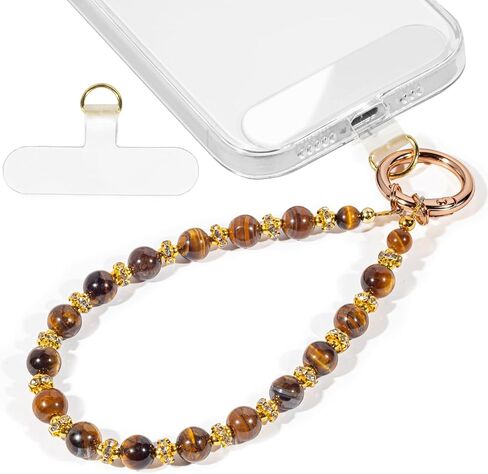 Phone Wrist Strap Lanyard, Beaded Phone Charm Chain, Phone Strap for Women, Cute Wristlet Keychain Purse Bag Charm in Saudi Arabia