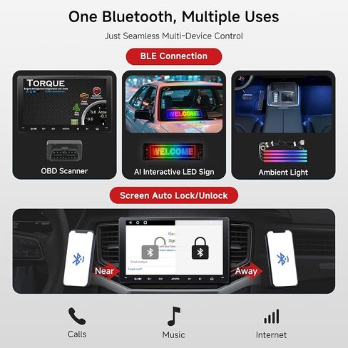 ATOTO A5L 9 بوصة Double-DIN Android Car Stereo Wireless CarPlay Android Auto، توصيل Wi-Fi/USB، ملاحة GPS، راديو السيارة الذي يعمل بالذكاء الاصطناعي، 24EQ، رابط المرآة، HD LRV، كاميرا احتياطية، ترقية OTA in Kuwait