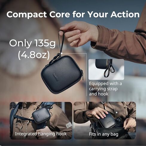 SMALLRIG Action Camera Bag for DJI Osmo Action 6/5 Pro, Camera Case can hold 4 TF cards, 2 Batteries, 1 Action Camera with Cage and 1 Adapter, for GoPro Hero 13/12/11/10, for Insta360 Ace Pro 2-5917 in Saudi Arabia