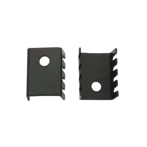 JianLing 50PCS Aluminum Heat Sink to 220 Transistor Heatsink 19x15x10mm for IC Circuit Boards Motherboards Electronic Modules CPU Router Thermal Conductivity Black in Saudi Arabia