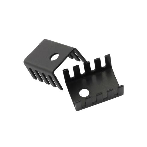 JianLing 50PCS Aluminum Heat Sink to 220 Transistor Heatsink 19x15x10mm for IC Circuit Boards Motherboards Electronic Modules CPU Router Thermal Conductivity Black in Saudi Arabia