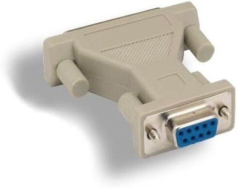 KENTEK DB25 Male to DB9 Female, Male to Female M/F Serial at Modem Adapter Changer Coupler RS-232 Molded Peripheral Printer in Saudi Arabia