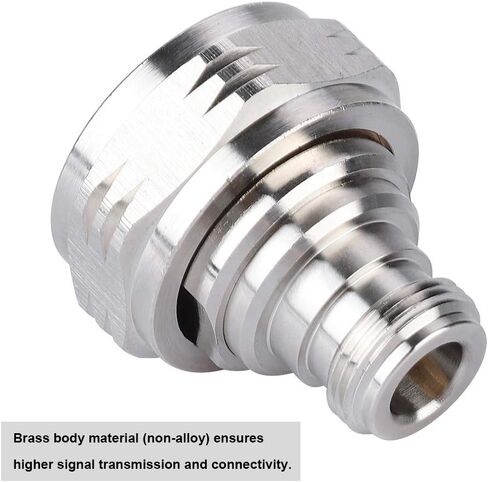 7/16 DIN Male to N Female RF RG8 LMR400 Cable Adapter Straight Connector Commercial Grade Brass Body Material Fast Assembly in Saudi Arabia