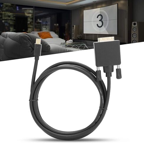 Mini DP to DVI Cable Adapter Copper Conductor 4K 1080P with ABS Housing in Kuwait