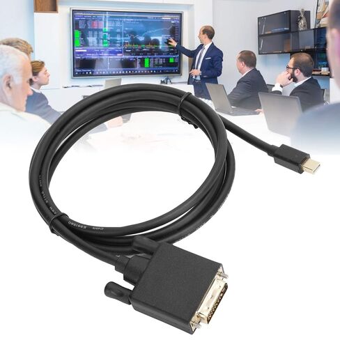 Mini DP to DVI Cable Adapter Copper Conductor 4K 1080P with ABS Housing in Kuwait