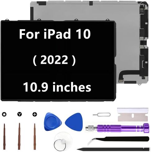 لباد 10 2022 LCD قطع غيار للشاشة A2696 A2757 A2777 10.9 "10th Gen عرض محول الأرقام الجمعية (لا توجد شاشة تعمل باللمس) in Kuwait