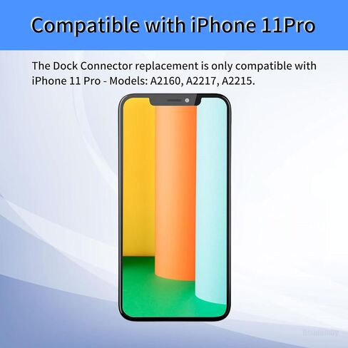 Dock Connector Charging Port Replacement for iPhone 11 Pro Repair Headphone Jack Flex Cable Fix USB Charge Microphone Cellular Antenna Assembly for 11Pro in Saudi Arabia