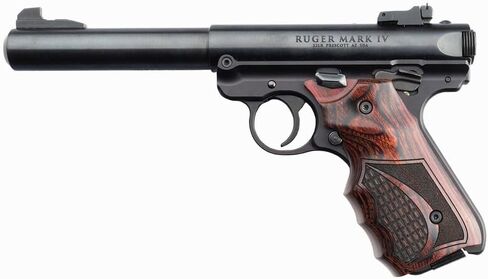 Ruger Mark IV Fingergroove Super Rosewood Crocback/Stipple Grip in Kuwait