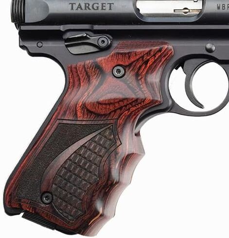 Ruger Mark IV Fingergroove Super Rosewood Crocback/Stipple Grip in Kuwait