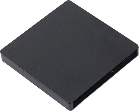 Fabater External DVD Drive, 12.7mm Slim USB 3.0 Enclosure, Type C Optical Drive with Integrated Cable for Laptop Desktop 7 8 10 Vista in Saudi Arabia