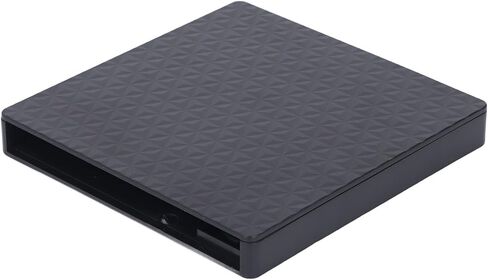 Fabater External DVD Drive, 12.7mm Slim USB 3.0 Enclosure, Type C Optical Drive with Integrated Cable for Laptop Desktop 7 8 10 Vista in Saudi Arabia