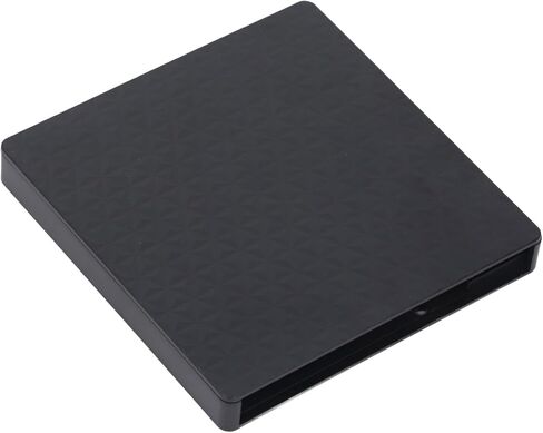 Fabater External DVD Drive, 12.7mm Slim USB 3.0 Enclosure, Type C Optical Drive with Integrated Cable for Laptop Desktop 7 8 10 Vista in Saudi Arabia