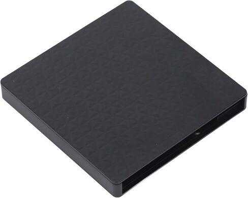 Fabater External DVD Drive, 12.7mm Slim USB 3.0 Enclosure, Type C Optical Drive with Integrated Cable for Laptop Desktop 7 8 10 Vista in Saudi Arabia