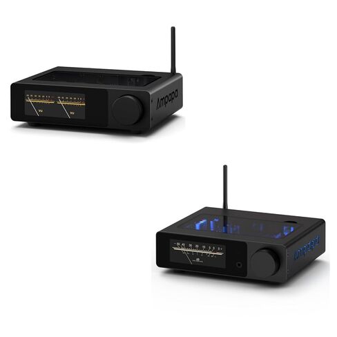 مضخم صوت D1 ثنائي القناة: مضخم صوت ستيريو بلوتوث 300Wx2 مع Q1 DAC، وشاشة VU، ومدخل متوازن، ومخرج فرعي للمسرح المنزلي ومكبرات صوت رف الكتب in Kuwait