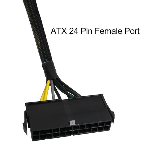 24 Pin to 6 Pin ATX Power Adapter Cable Compatible with Computer Motherboards for 3650 3040 7040 30cm Length 18AWG Tinned Copper Wire in Saudi Arabia