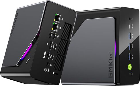كمبيوتر صغير GMKtec K13 Intel Ultra 7 256V (Turbo 4.8 جيجا هرتز) SK Hynix LPDDR5 8533 MT/s PCIe 4.0 SSD Intel ARC 140V كمبيوتر مكتبي صغير 5 جيجابت LAN NIC/ 2X M.2 فتحات توسيع/ USB4/ HDMI in Kuwait