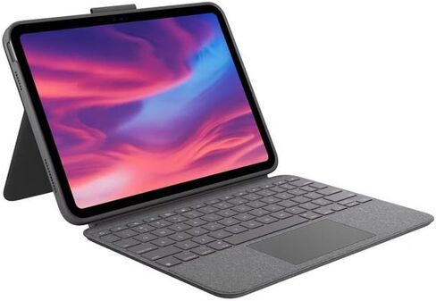 Logtech Combo Touch for iPad 10th Gen and A16 -Oxford-Gray in Saudi Arabia
