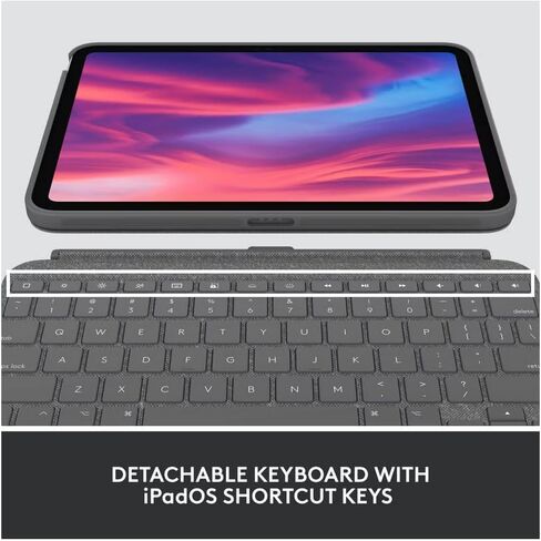 Logtech Combo Touch for iPad 10th Gen and A16 -Oxford-Gray in Saudi Arabia