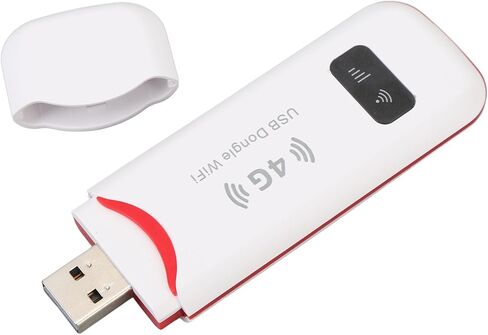 4G LTE USB Modem, Portable Wireless Mobile Hotspot 150Mbps with SIM Card Slot, for Europe Asia Oceania Africa in Saudi Arabia