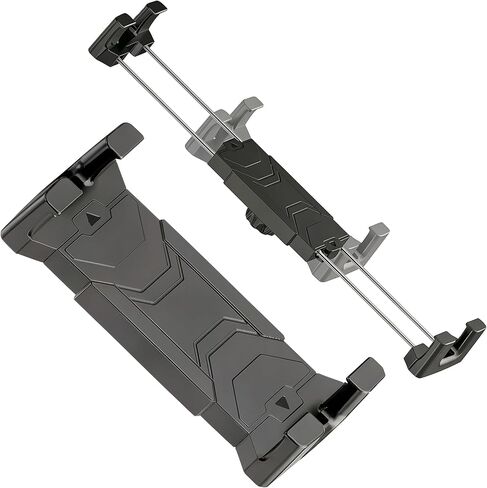 Enlarge Tablet Clamp with Width of 30cm/11.8", Widen Mount Clips for Extra-Large Tablet, Wider Tablet Stand Holder Fit 17mm Ball Joint, for Most Tablets&Phones&Ultra-Wide Devices (Upgraded-1) in Saudi Arabia