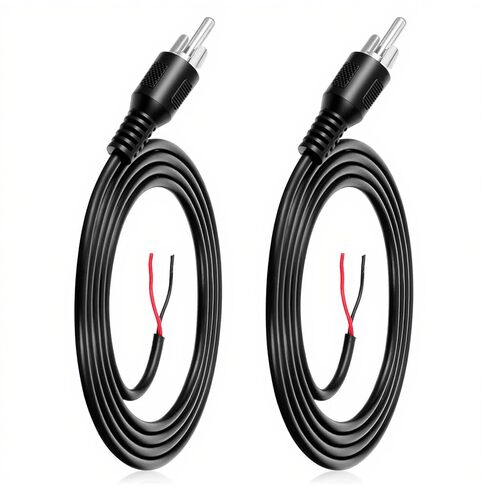 RCA to RCA Audio Cable 2 Pack 3.3 ft Speaker Replacement Male Plug Jack Connector Wire Pigtail Connector Adapter Jack Cable for AV Receiver TV Subwoofer and Amplifier Repair in Saudi Arabia