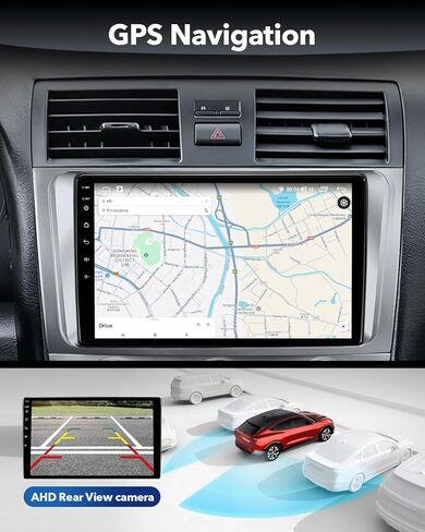 8 Core 4+64GB ترقية راديو السيارة ستيريو لـ 2006-2011 Toyota Camry، التوصيل والتشغيل 9 بوصة Android 13 وحدة الرأس مع Carplay اللاسلكي / Android Auto / 1080P كاميرا احتياطية / راديو AM FM in Kuwait