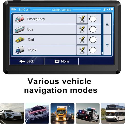 7-inch Car Navigation GPS ，GPS Navigation for Truck & RV & Car, Driver Alerts, Turn-by-Turn Directions, 2026 Map and Free Update Map in Saudi Arabia