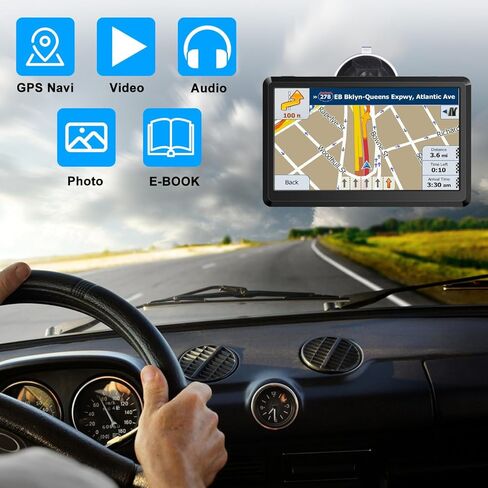 7-inch Car Navigation GPS ，GPS Navigation for Truck & RV & Car, Driver Alerts, Turn-by-Turn Directions, 2026 Map and Free Update Map in Saudi Arabia