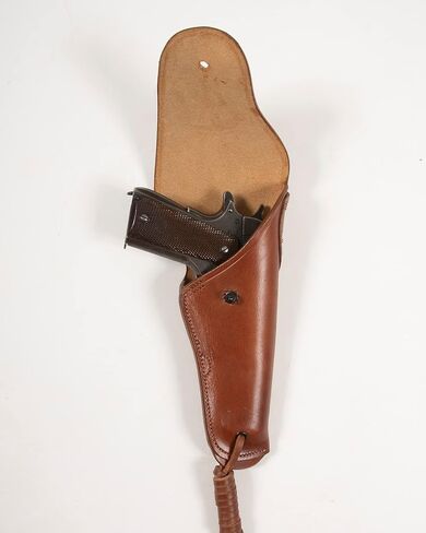 الحرب العالمية الثانية M1911 .45 الجلود الورك الحافظة الولايات المتحدة WW2 نمط M1916 .45 فائدة الحافظة لكولت M1911 وما شابه ذلك شبه السيارات in Kuwait