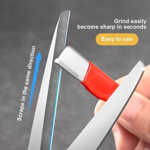 Ceramic Sharpener Tool, Portable Sharpening Tool for Hedge Shears Scissors Pruners, Handheld Sharpener for Outdoor Garden Tools in Saudi Arabia
