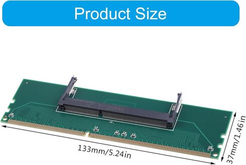 1 زوج Universals Ddr3 200pin So Dimm إلى 240pin Dimm محولات بطاقة الذاكرة لأجهزة الكمبيوتر المكتبية سهلة التركيب محول الكباش in Saudi Arabia