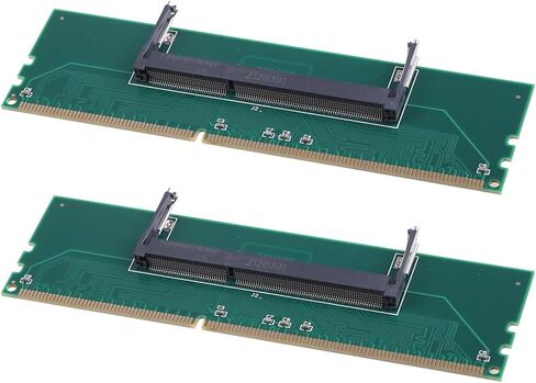1 زوج Universals Ddr3 200pin So Dimm إلى 240pin Dimm محولات بطاقة الذاكرة لأجهزة الكمبيوتر المكتبية سهلة التركيب محول الكباش in Saudi Arabia