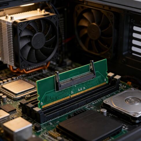 1 زوج Universals Ddr3 200pin So Dimm إلى 240pin Dimm محولات بطاقة الذاكرة لأجهزة الكمبيوتر المكتبية سهلة التركيب محول الكباش in Saudi Arabia