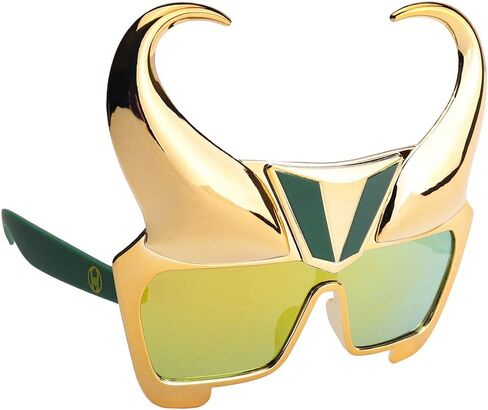 نظارات شمسية من Sun-Staches Sunstaches Marvel Avengers Hulk، هدايا للحفلات، UV400، 8 بوصة in Kuwait