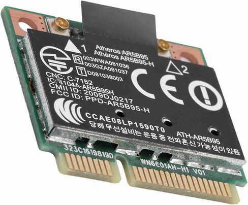 بطاقة الشبكة اللاسلكية SUNGOOYUE، محول PCIe WiFi 802.11b g n 150Mbps 2.4 جيجا هرتز لأجهزة الكمبيوتر المحمولة، مع مجموعة شرائح Atheros AR9285 in Saudi Arabia