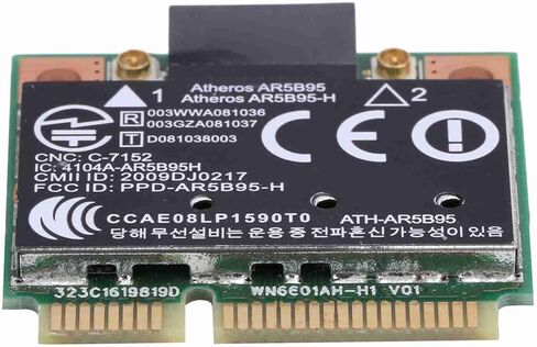 بطاقة الشبكة اللاسلكية SUNGOOYUE، محول PCIe WiFi 802.11b g n 150Mbps 2.4 جيجا هرتز لأجهزة الكمبيوتر المحمولة، مع مجموعة شرائح Atheros AR9285 in Saudi Arabia