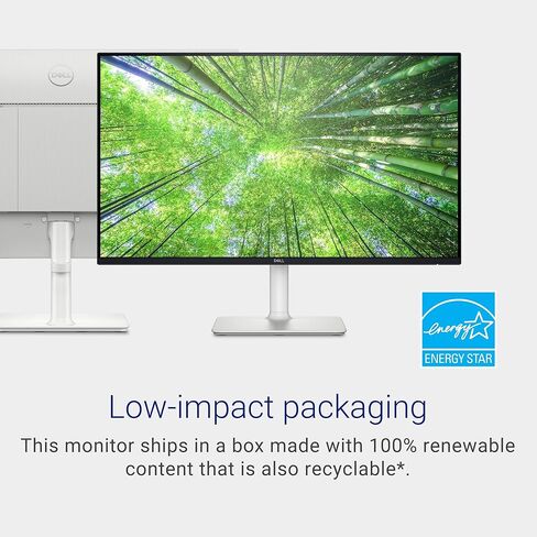 Dell S2425H Monitor - 23.8 Inch, FHD (1920x1080) Display, 100Hz Refresh Rate, 1500:1 Contrast Ratio, 99% sRGB, TÜV Rheinland Eye Comfort 4 Star, Integrated 2x5W Speaker, Tilt- Ash White Color in Saudi Arabia