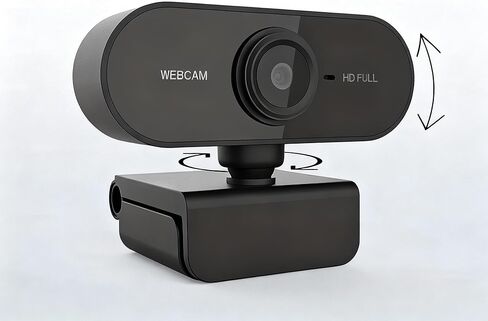 USB Webcam with Built in Microphone for Remote Work and Video Calling in Saudi Arabia