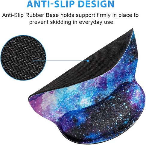ToLuLu 1080P Webcam with Ring Light and Microphone, Streaming Web Camera, Mouse Pad with Wrist Rest Support, Mouse Pad with Wrist Rest Support Non Slip Rubber Base Mousepad in Saudi Arabia