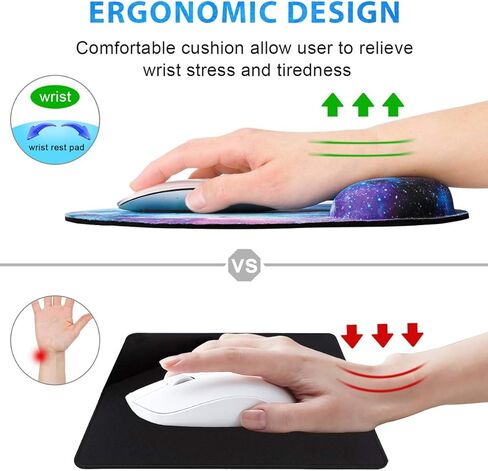 ToLuLu 1080P Webcam with Ring Light and Microphone, Streaming Web Camera, Mouse Pad with Wrist Rest Support, Mouse Pad with Wrist Rest Support Non Slip Rubber Base Mousepad in Saudi Arabia