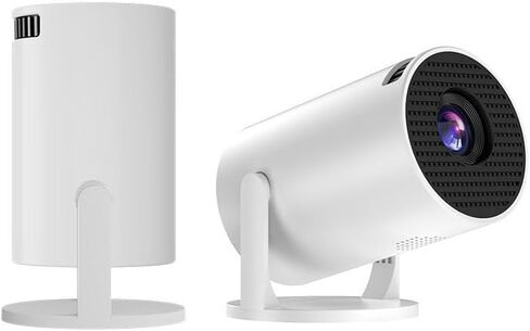 Mini Portable Projector with 240° Silent Gimbal, 1080P Supported Home Theater Video Projector with WiFi Screen Mirroring, 4-Point Keystone Correction for Indoor Outdoor Use(USB Plug) in Saudi Arabia